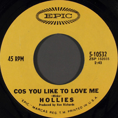 Hollies* : He Ain't Heavy, He's My Brother (7", Single, Styrene, Pit)