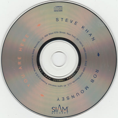 Steve Khan ᛫ Rob Mounsey : You Are Here (CD, Album)