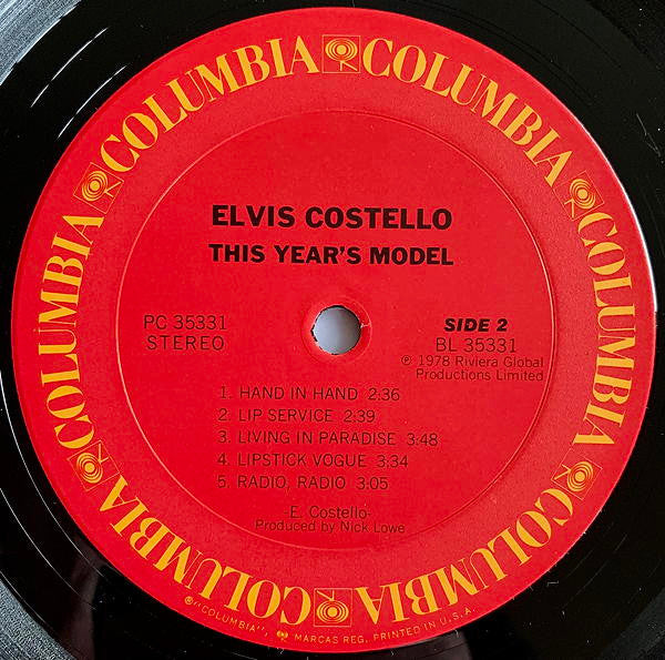 Elvis Costello : This Year's Model (LP, Album, RE, Pit)