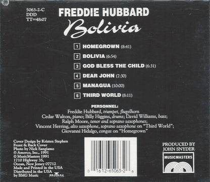Freddie Hubbard : Bolivia (CD, Album)