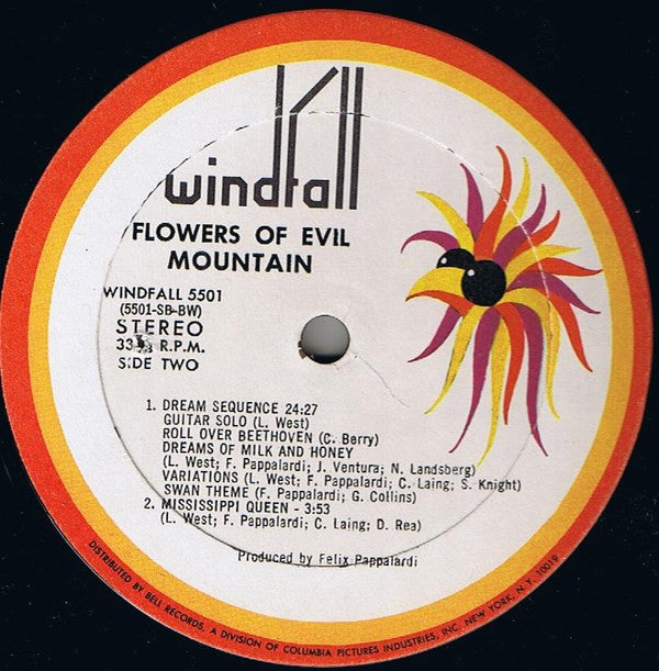 Mountain : Flowers Of Evil (LP, Album, BW )