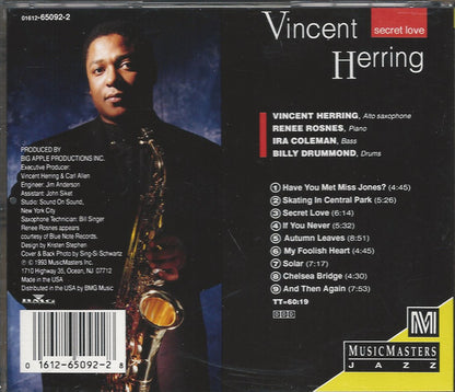 Vincent Herring : Secret Love (CD, Album)