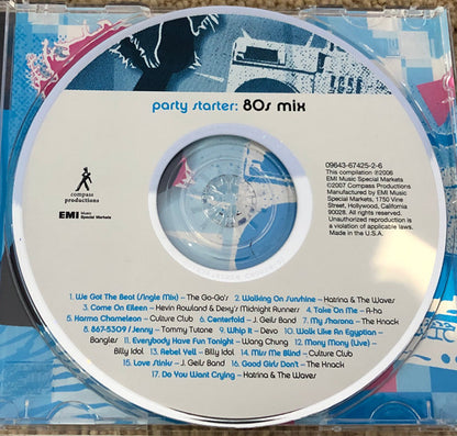 Various : Party Starter: 80s Mix (CD, Comp, RE)