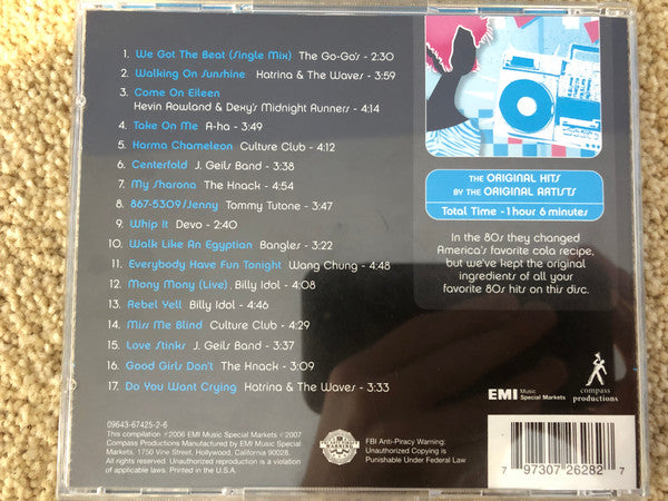 Various : Party Starter: 80s Mix (CD, Comp, RE)
