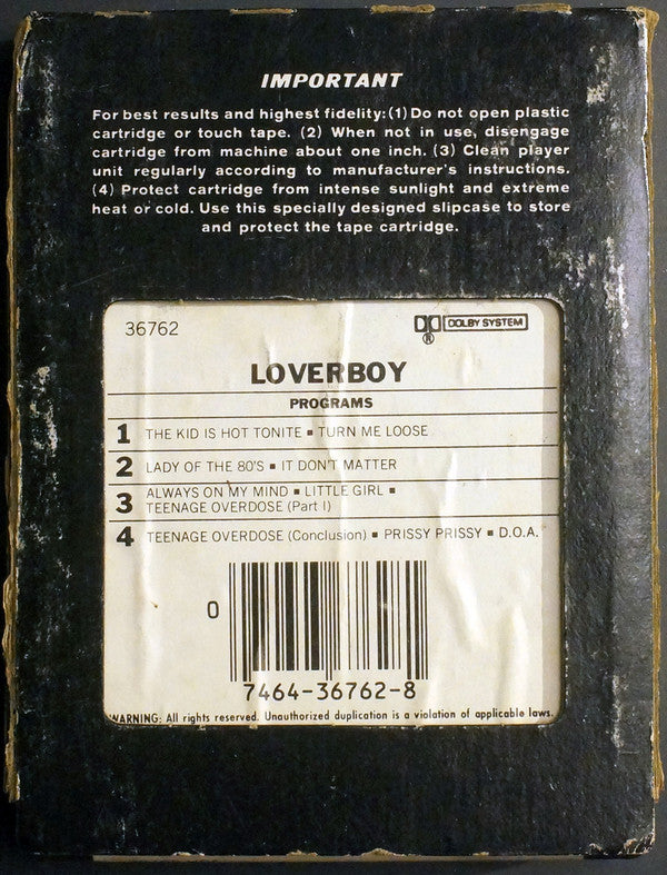 Loverboy : Loverboy (8-Trk, Album)