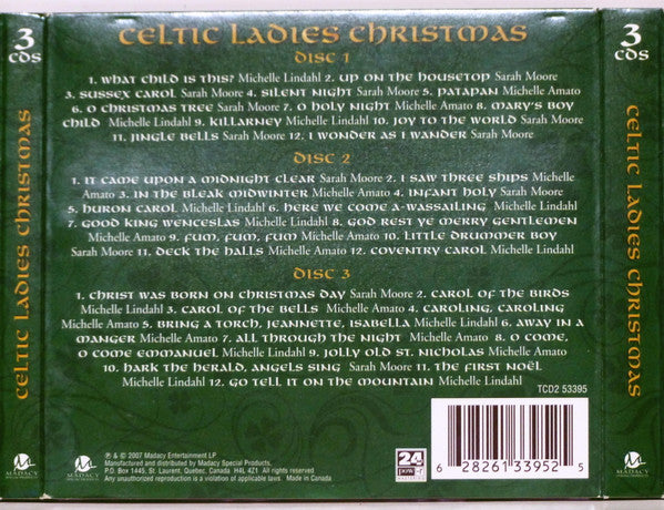 Various : Celtic Ladies Christmas (Box, Comp, Tin + 3xCD, Dig)