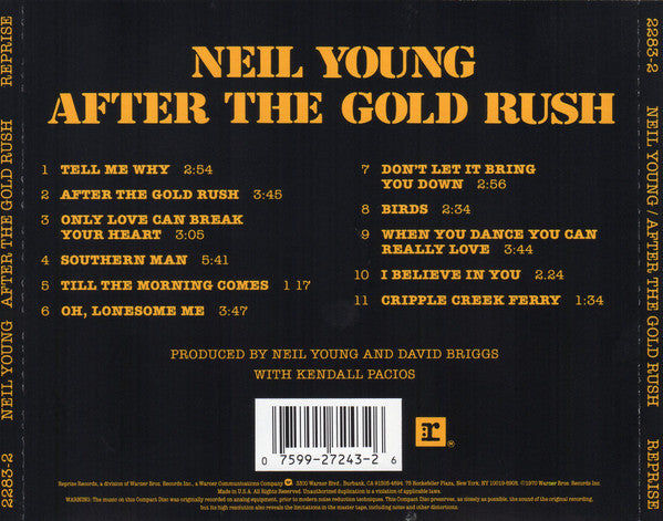 Neil Young : After The Gold Rush (CD, Album, RE, Spe)