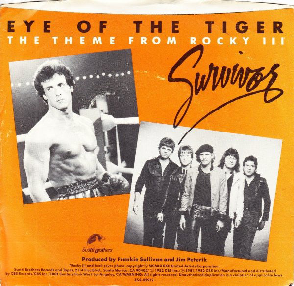 Buy Survivor : Eye Of The Tiger (7