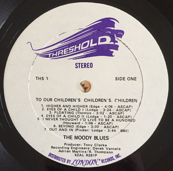 The Moody Blues : To Our Childrens Childrens Children (LP, Album, RP, P -)