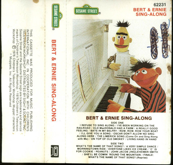 Bert (3) & Ernie (4) : Bert & Ernie Sing-Along (Cass, Album)