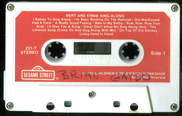 Bert (3) & Ernie (4) : Bert & Ernie Sing-Along (Cass, Album)