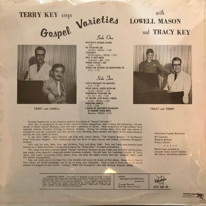 Terry Key with Lowell Mason (2) and Tracy Key : Gospel Varieties (LP)
