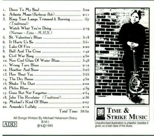 Michael Hakanson-Stacy : Bottle On My Finger... Blues To My Shoes (CD, Album)