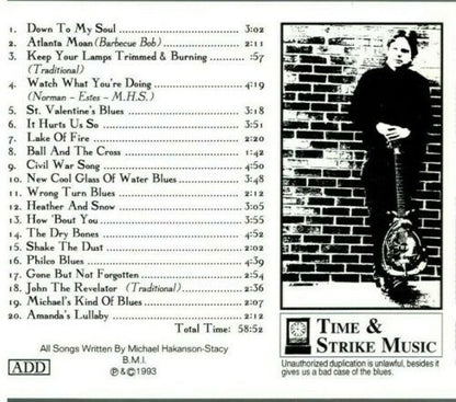 Michael Hakanson-Stacy : Bottle On My Finger... Blues To My Shoes (CD, Album)