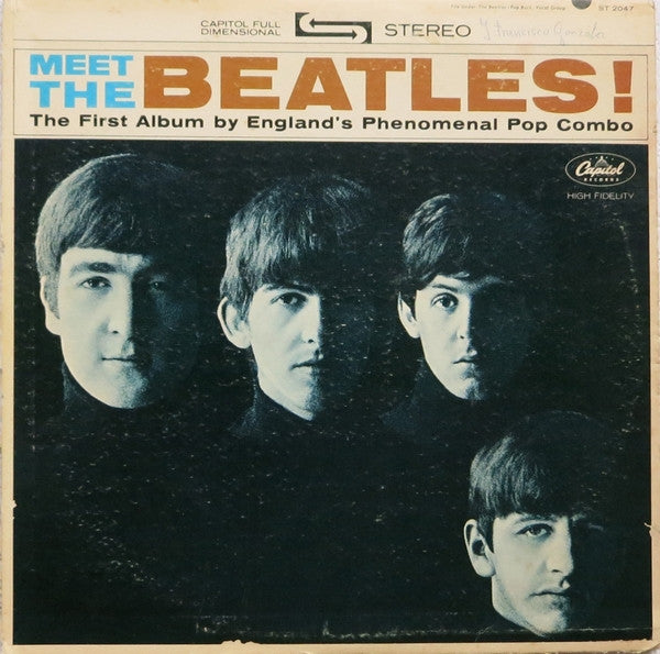 The Beatles : Meet The Beatles! (LP, Album, Scr)