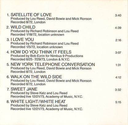 Lou Reed : Walk On The Wild Side - The Best Of Lou Reed (CD, Comp, RE, RM, Hun)