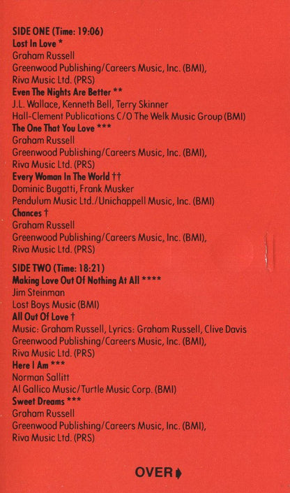 Air Supply : Greatest Hits (Cass, Comp, Club, Dol)