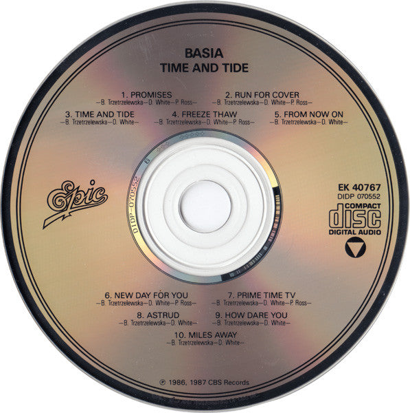 Basia : Time And Tide (CD, Album)