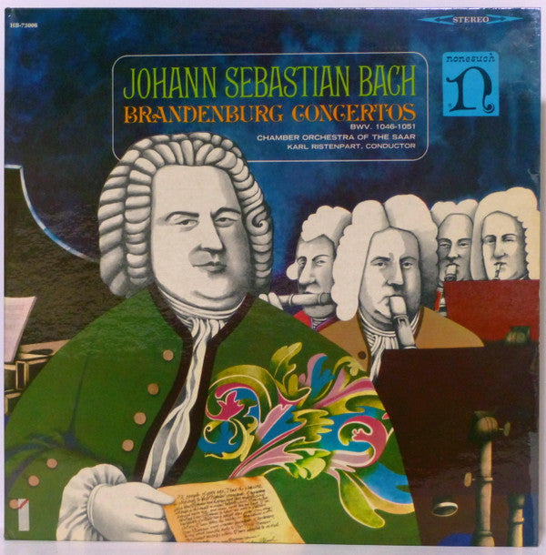 Johann Sebastian Bach - Chamber Orchestra Of The Saar*, Karl Ristenpart : Brandenburg Concertos (2xLP, Album)