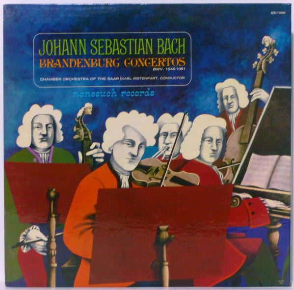 Johann Sebastian Bach - Chamber Orchestra Of The Saar*, Karl Ristenpart : Brandenburg Concertos (2xLP, Album)