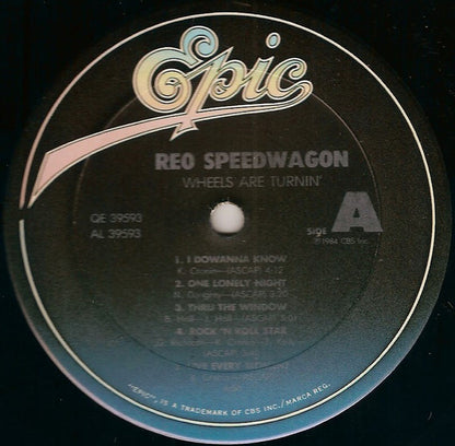 REO Speedwagon : Wheels Are Turnin' (LP, Album)