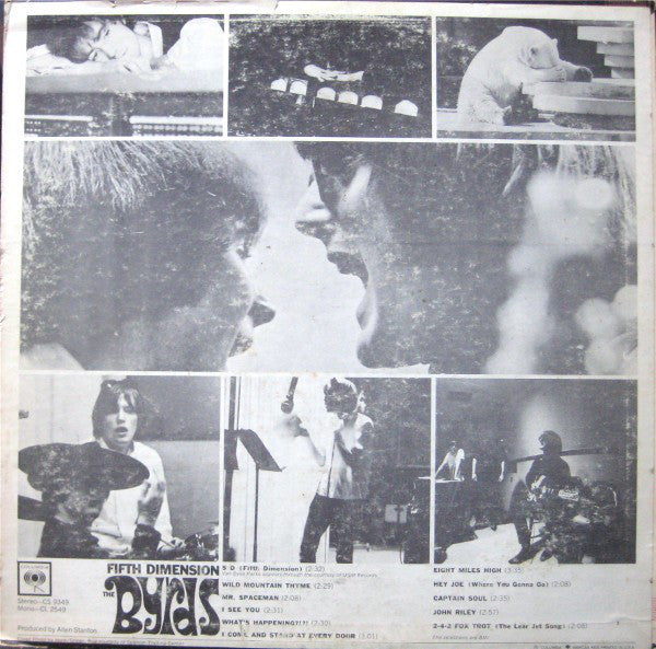 USオリジナルSTEREO ザ・バーズ BYRDS / FIFTH 手書マト1A Review] The Byrds: Fifth Dimension (1966) - Progrography