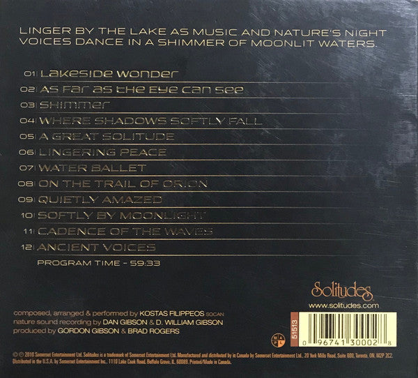 Kostas Filippeos : Shimmer (A Solitudes Ambient Experience) (CD, Dig)