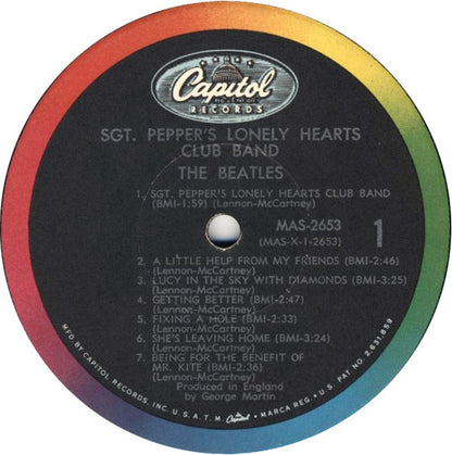 The Beatles : Sgt. Pepper's Lonely Hearts Club Band (LP, Album, Mono, Los)