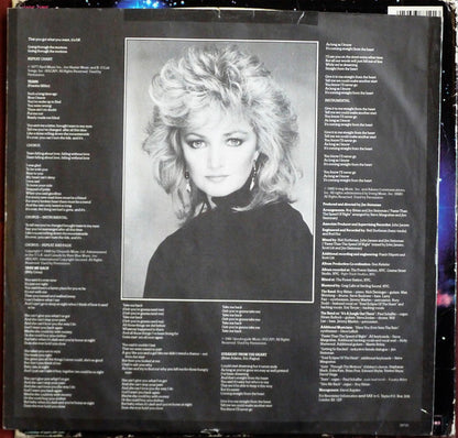Bonnie Tyler : Faster Than The Speed Of Night (LP, Album, Pit)