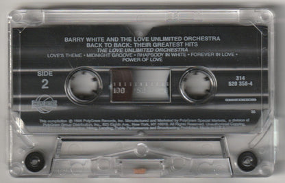 Barry White And The Love Unlimited Orchestra* : Back To Back: Their Greatest Hits (Cass, Comp)