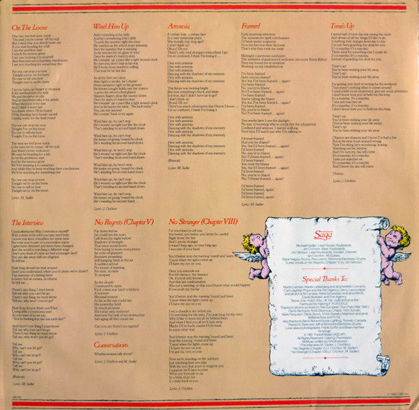 Saga (3) : Worlds Apart (LP, Album, RE, Car)