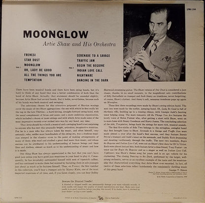 Artie Shaw And His Orchestra : Moonglow (LP, Comp, Mono, Ind)
