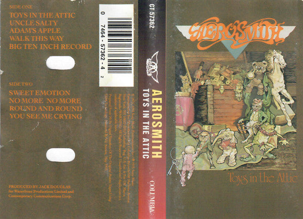 Aerosmith : Toys In The Attic (Cass, Album, RE, RM, RP)