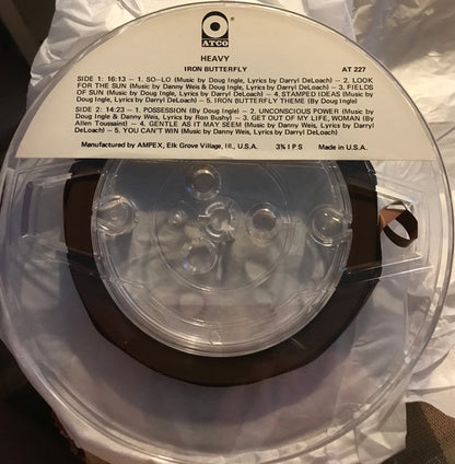 Iron Butterfly : Heavy (Reel, 4tr Stereo, 7" Reel)