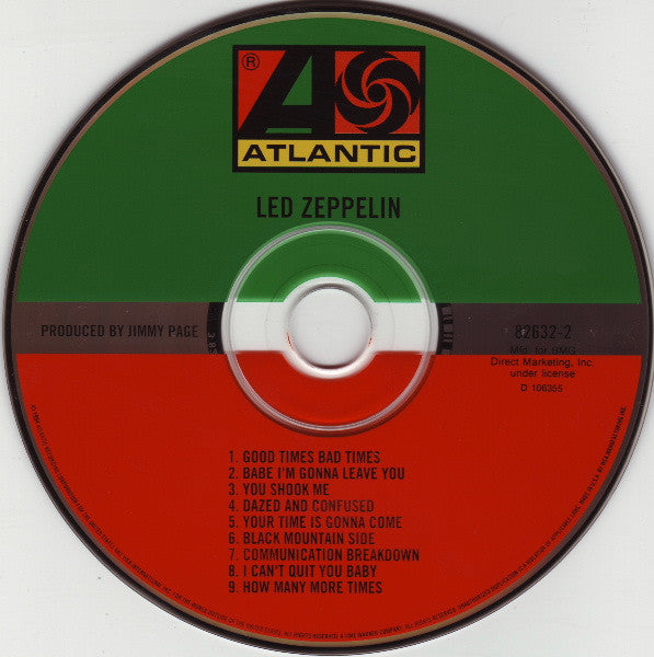 Led Zeppelin : Led Zeppelin (CD, Album, Club, RE, RM, Spe)