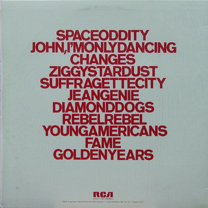 David Bowie : ChangesOneBowie (LP, Comp, Ind)