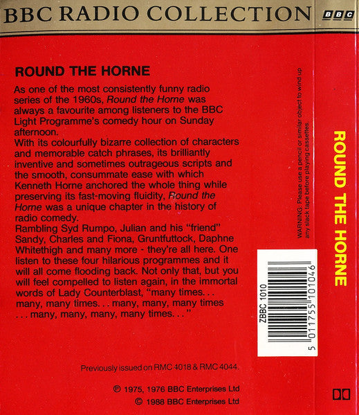Round The Horne : Round The Horne (2xCass, Comp)