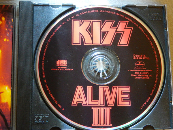 Kiss : Alive III (CD, Album, Club)