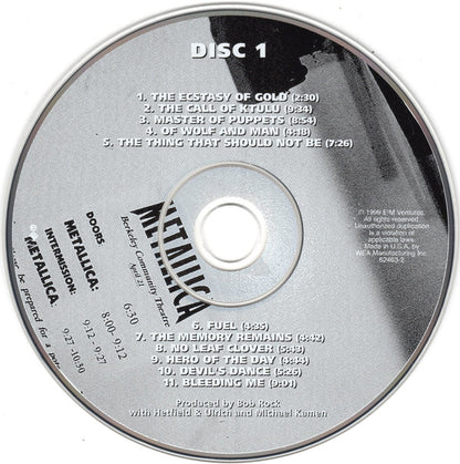 Metallica With Michael Kamen Conducting The San Francisco Symphony Orchestra* : S&M (2xCD, Album)