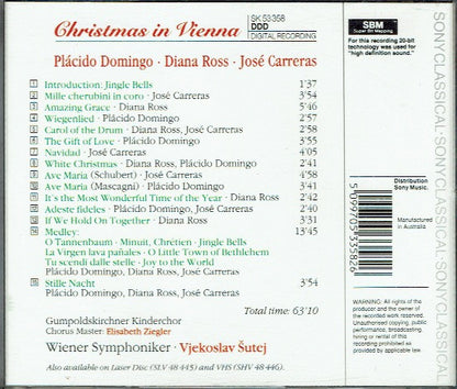 Plácido Domingo* · Diana Ross · José Carreras : Christmas In Vienna (CD, Album)