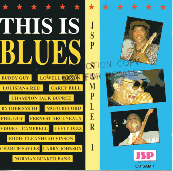 Various : This Is Blues (JSP Blues Sampler 1)  (CD, Comp, Smplr)
