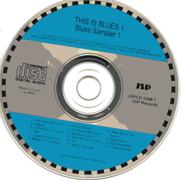 Various : This Is Blues (JSP Blues Sampler 1)  (CD, Comp, Smplr)