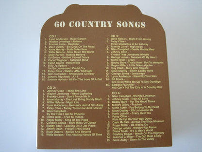 Various : 60 Songs - Country Juke Box Hits (4xCD, Comp, Box)