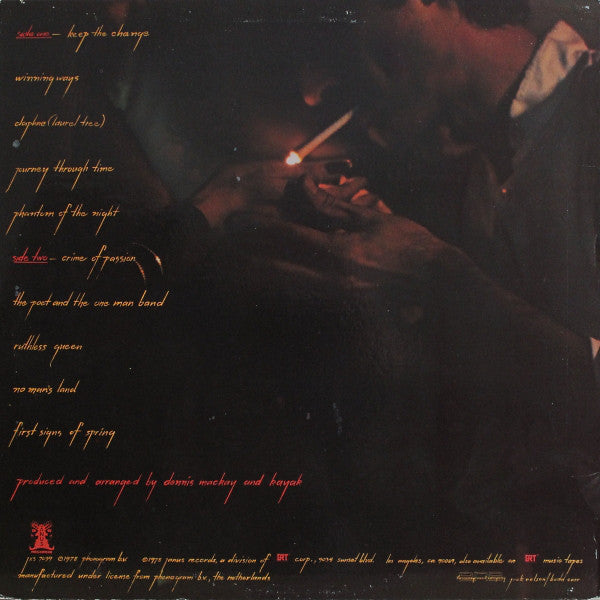 Kayak : Phantom Of The Night (LP, Album, GRT)