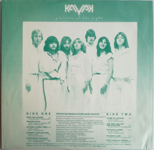 Kayak : Phantom Of The Night (LP, Album, GRT)