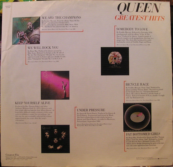 Queen : Greatest Hits (LP, Comp, AR-)
