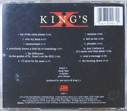 King's X : Gretchen Goes To Nebraska (CD, Album, RP, SRC)