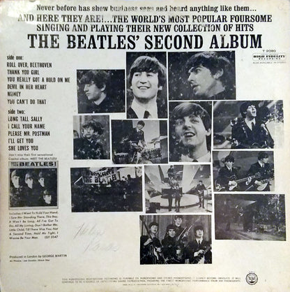 The Beatles : The Beatles' Second Album (LP, Album, Mono, Scr)