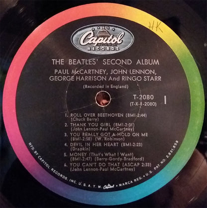 The Beatles : The Beatles' Second Album (LP, Album, Mono, Scr)