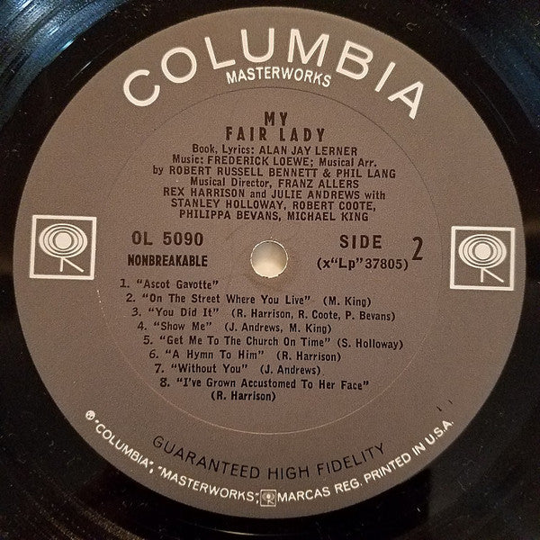 Rex Harrison, Julie Andrews : My Fair Lady (LP, Mono, RE)